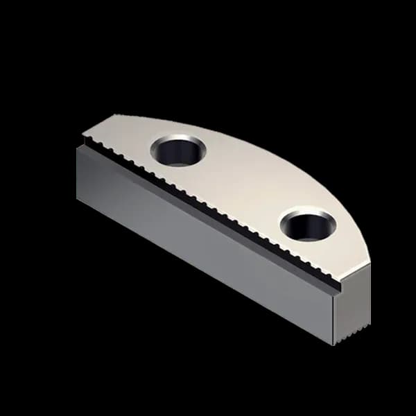 645T-1 губка сменная прижимная с насечкой GRIP для тисков 640-1 Gerardi ART.645T-1